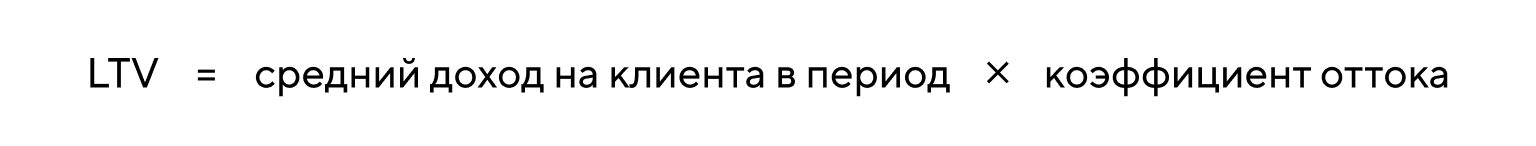 Формула LTV